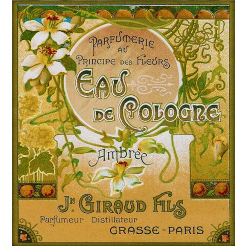 Eau de Cologne Ambrée